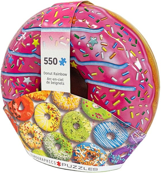 Donut Rainbow Tin Puzzle
