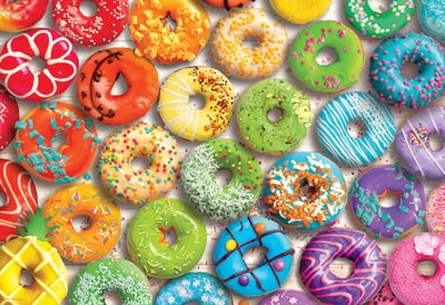 Donut Rainbow Tin Puzzle