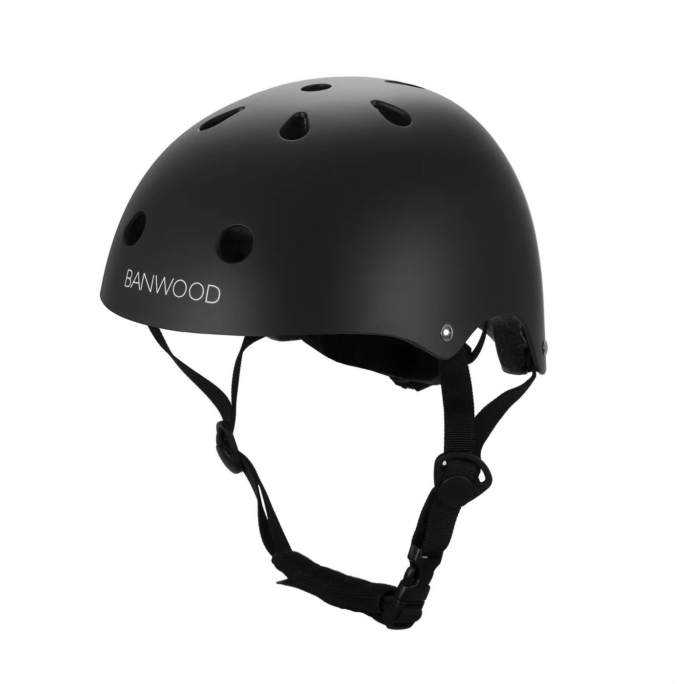 Banwood Classic Kids Helmet - Matte Black (50-54 cm)