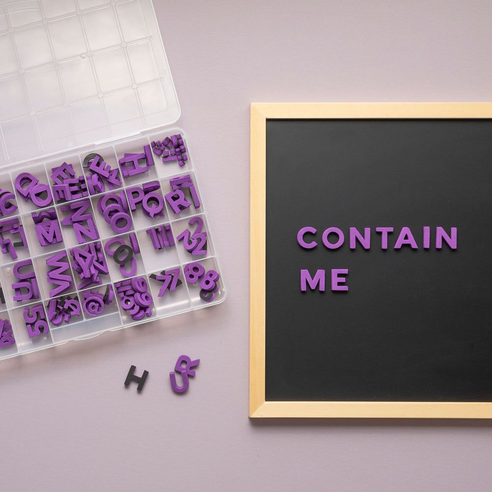 32-Compartment Magnetic Letter Organizer
