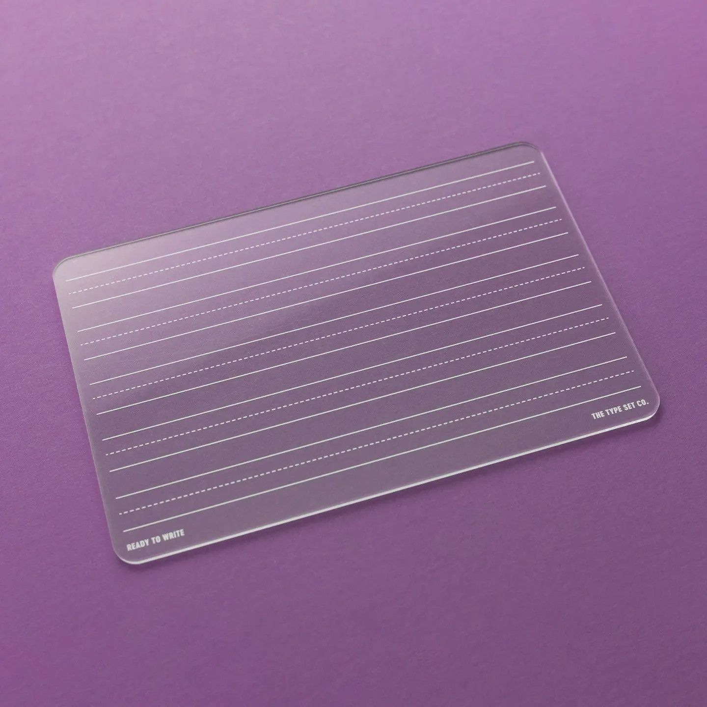 Acrylic Dry-Erase Freestyle Writing Practice Board