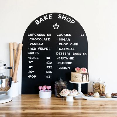 Black Magnetic Arch Wall Decal