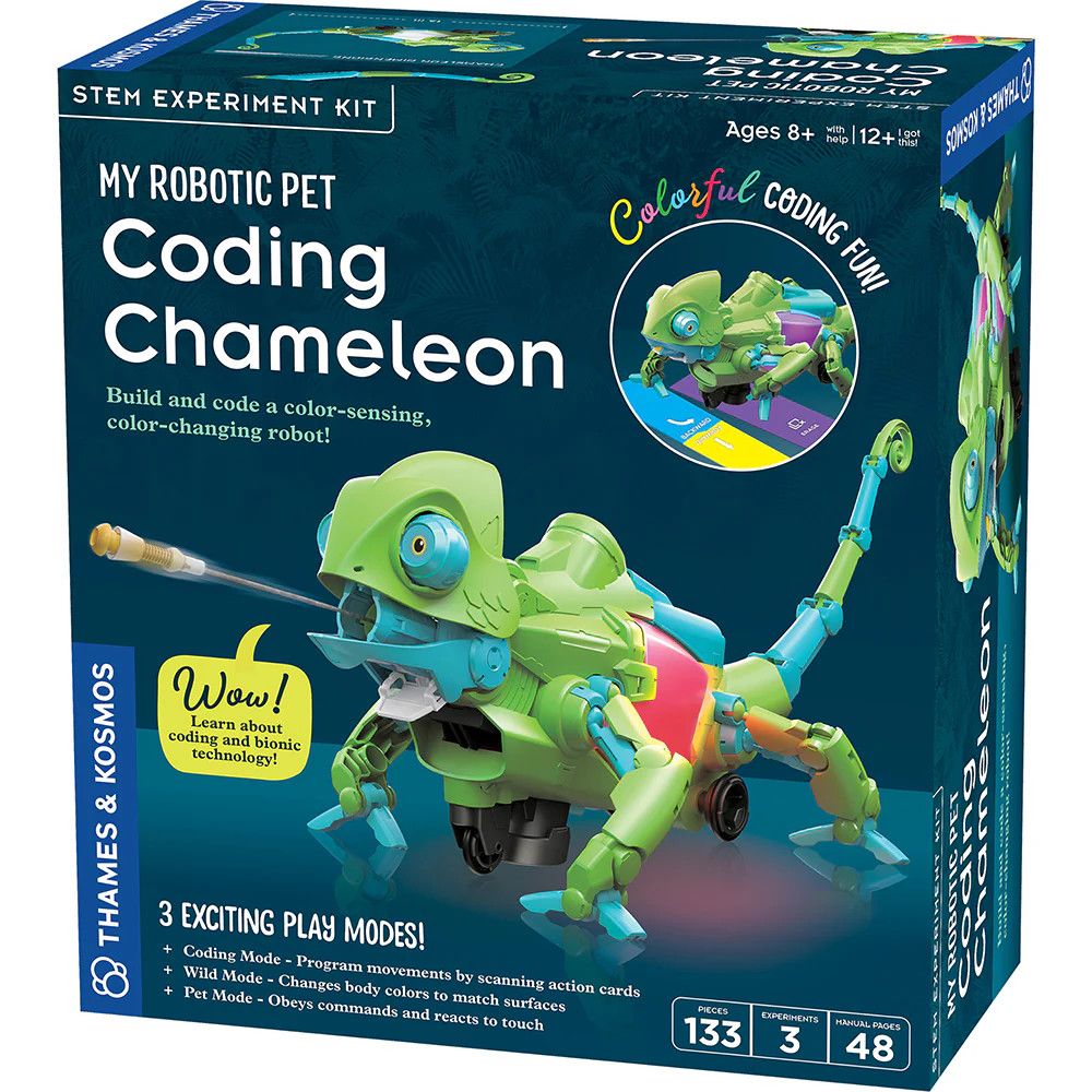 My Robotic Pet: Coding Chameleon - STEM Experiment Kit