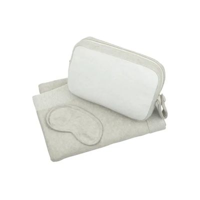 Pink Lemonade Reversible Solid Lt Beige Mel/Ivory Travel Set