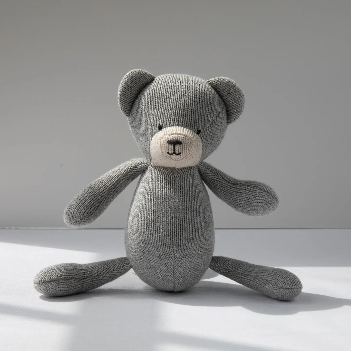 Pink Lemonade Teddy Toy - Light Grey