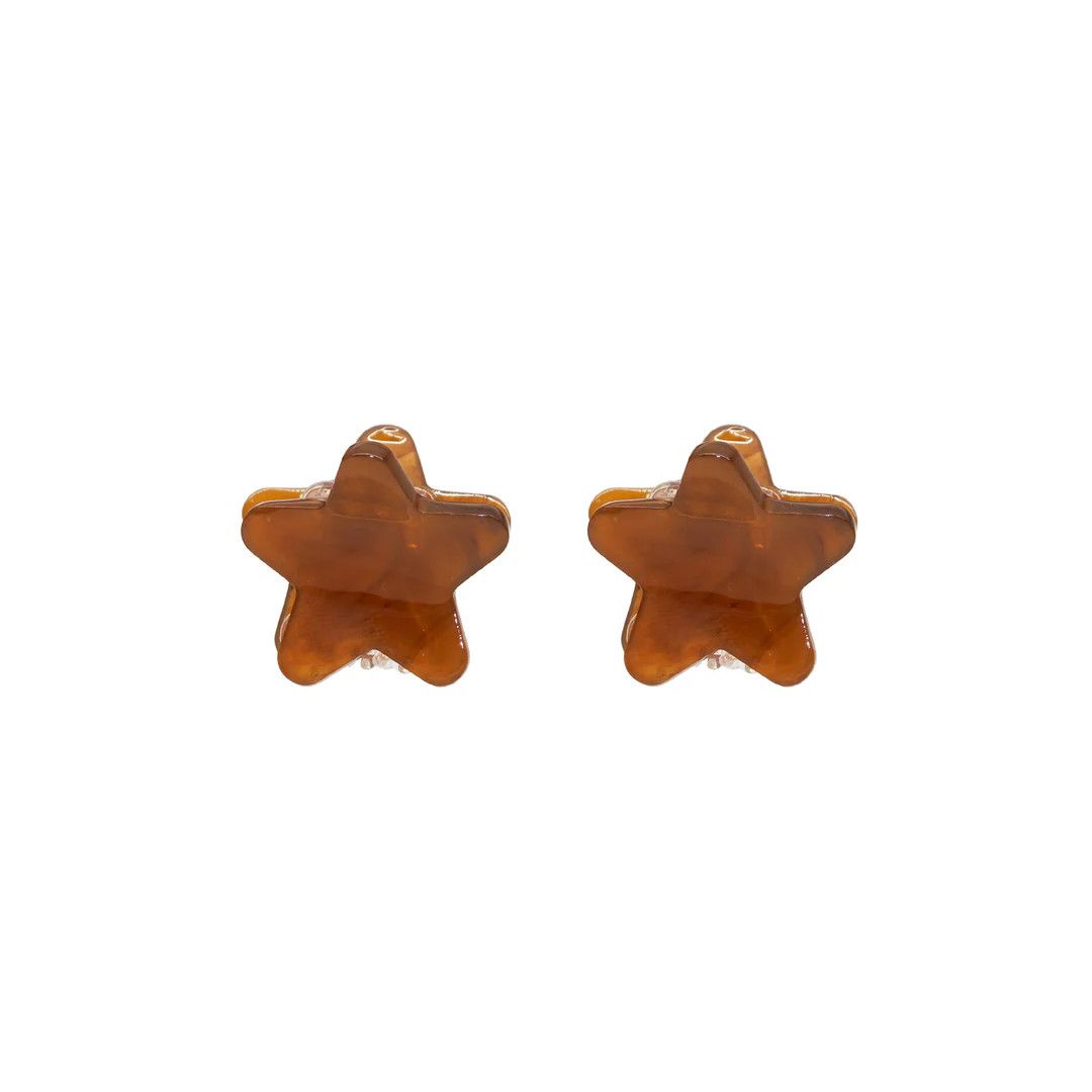 Emi Jay Baby Claw Clips - Gingerbread Stars