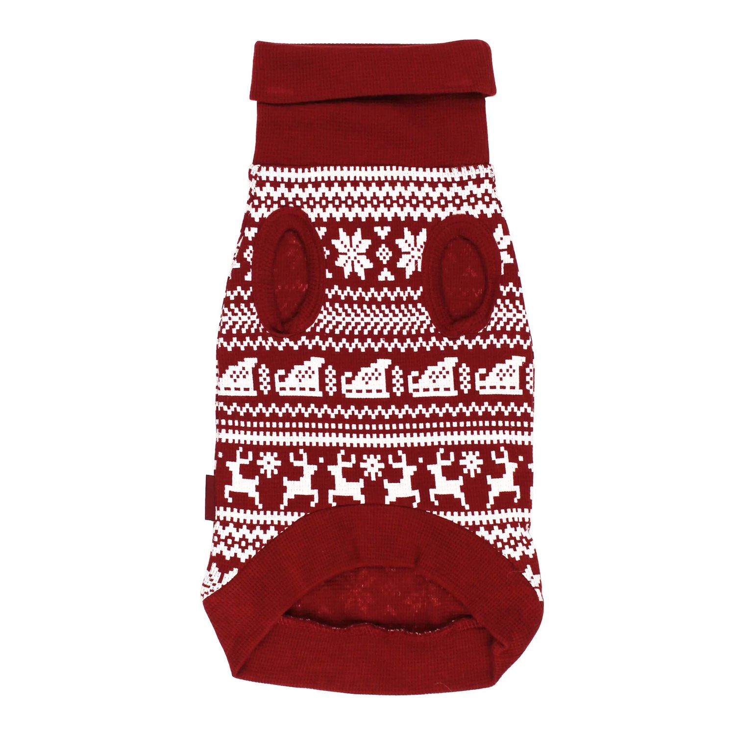 Holiday Dog Sweater Size XS/S in Santa's Sleigh