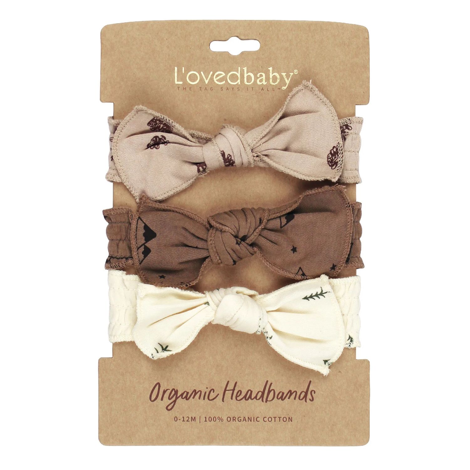 3-Pack Headband Set Size 0-12m in Pine &amp; Peak