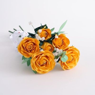 Love Pop Rose Bouquet Yellow