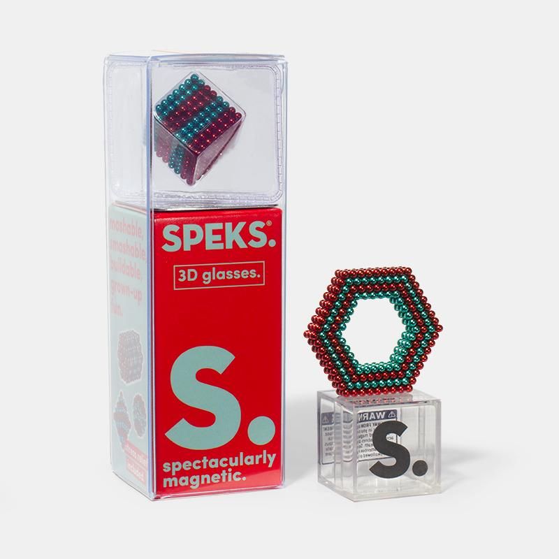 Speks - Classic 2.5mm Magnet Balls (3D Glasses Green-Red)