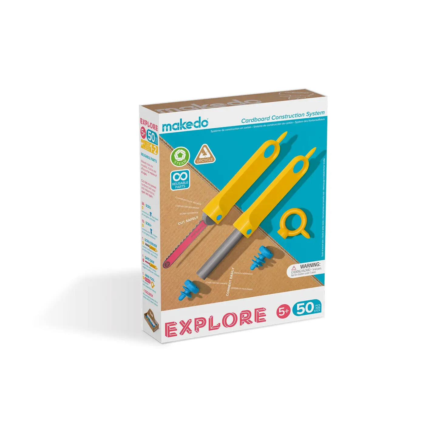 makedo EXPLORE - 50pc Kit (Ages 5+)