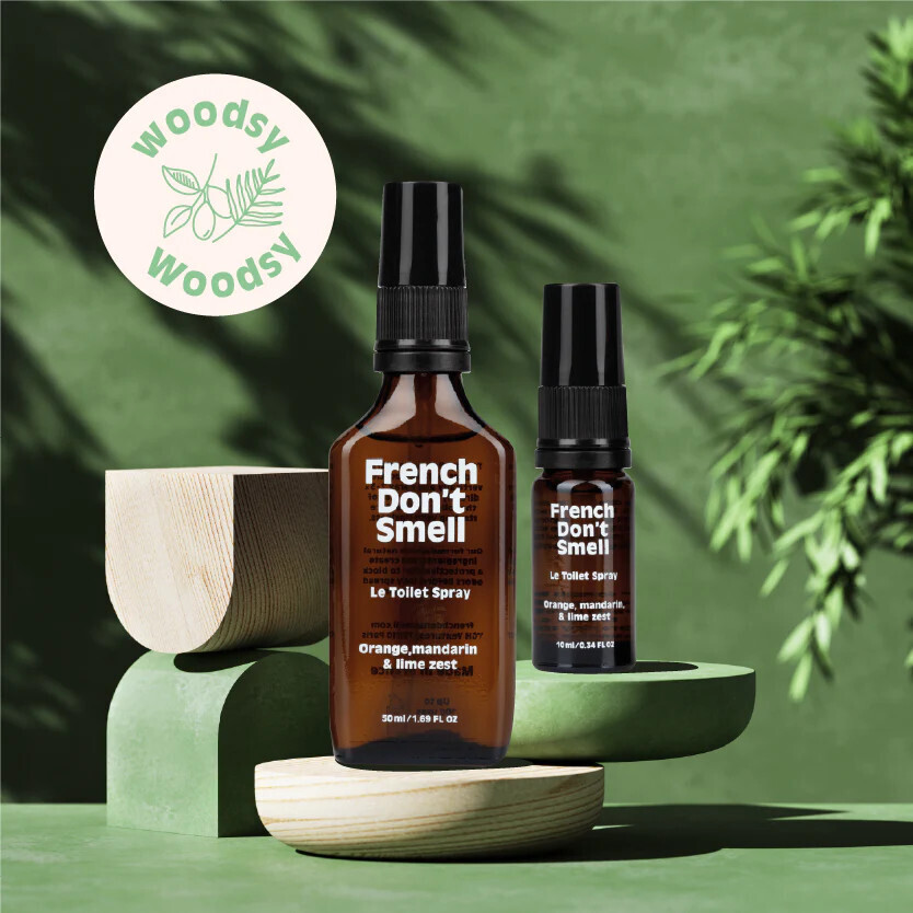 French Don't Smell: Home Toilet Spray - Woodsy (50ml/1.69 Fl Oz)