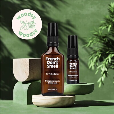 French Don't Smell: Home Toilet Spray - Woodsy (50ml/1.69 Fl Oz)