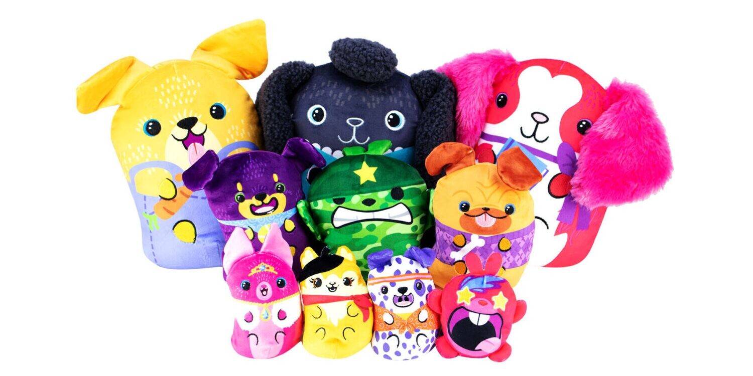 Dogs vs. Squirls - Jumbo Plush Assortment