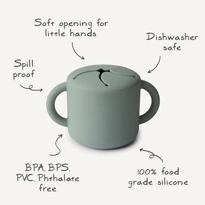 Mushie Silicone Snack Cup - Daffodil