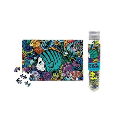 Micro Puzzles Fish Doodle Mini Jigsaw Puzzle