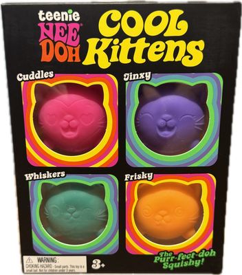 Teenie Cool Kittens NeeDoh Multi Pack