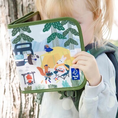 Jaq Jaq &amp; Friends Erasable Book - Camping
