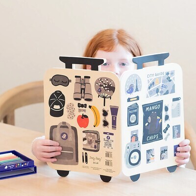 Jaq Jaq Bird Jumbo Paper Coloring Book - Jaq Jaq &amp; Friends Takes A Trip