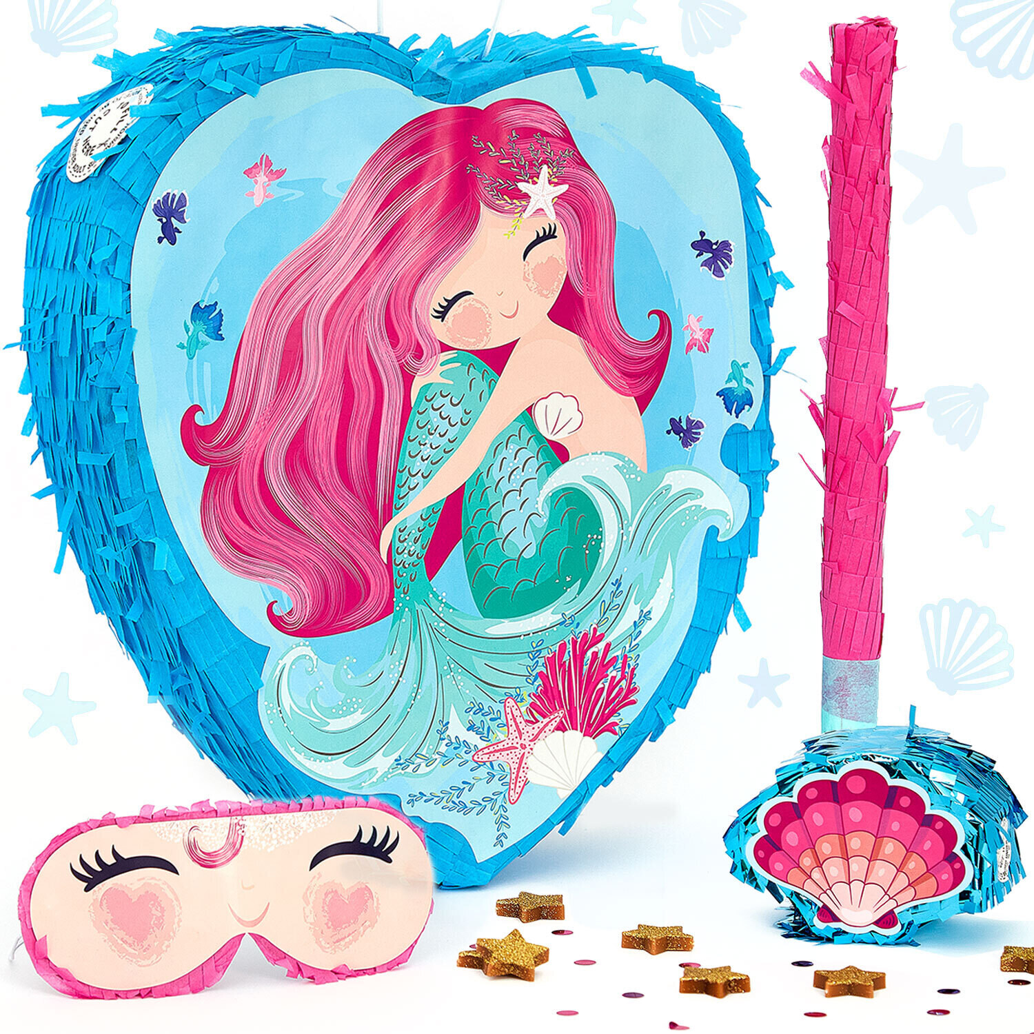 Pinata - Mermaid Theme Pinata Treasure Hunt