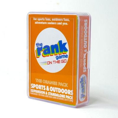The Rank Game On-the-Go: Sports &amp; Outdoors - Standalone &amp; Expansion Pack (The Orange Pack)