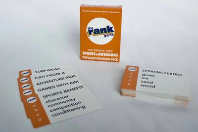 The Rank Game On-the-Go: Sports &amp; Outdoors - Standalone &amp; Expansion Pack (The Orange Pack)