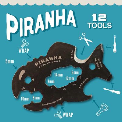 Trixie &amp; Milo Pirahna 12 -in-1 tool