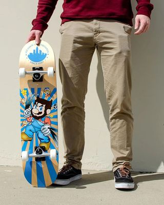 Graphic Complete Skateboard 7.75" - Retro Series - Snikt