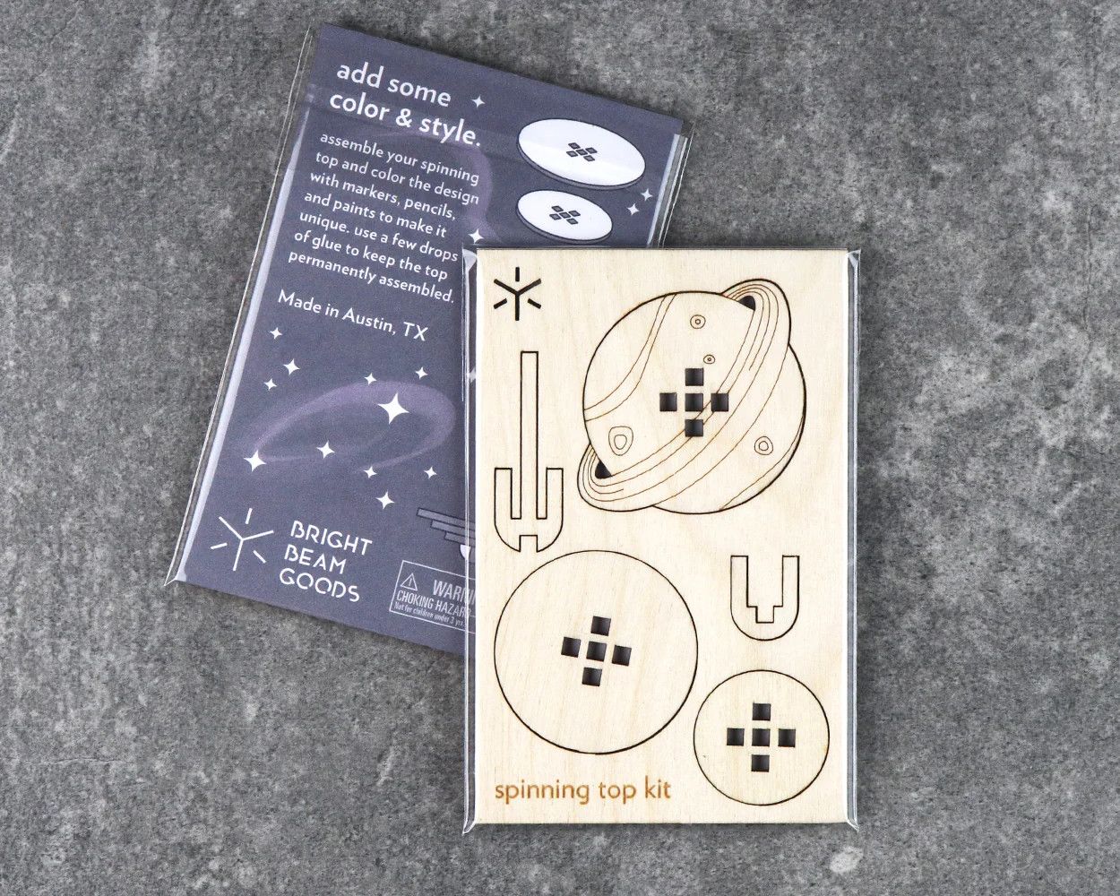 Solar System Spinning Top Kit - Saturn