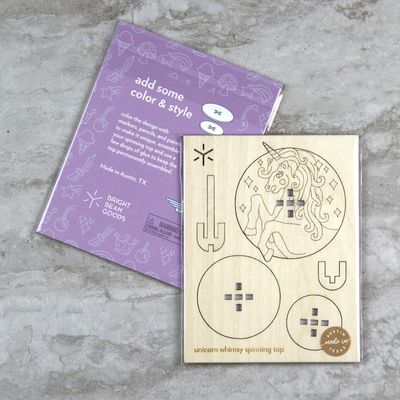 Whimsy Large Spinning Top Kit - Unicorn