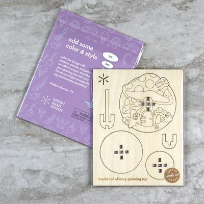 Whimsy Large Spinning Top Kit - Toadstool