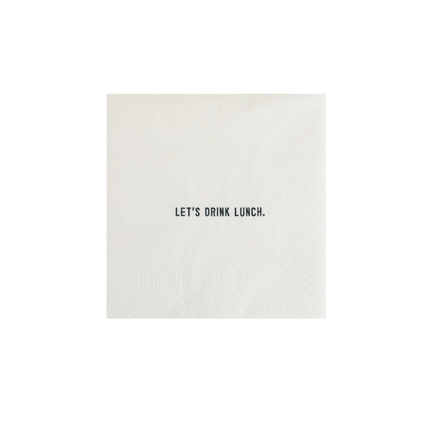 2nd Edition Cocktail Napkins -, Type: "Let's Drink Lunch"