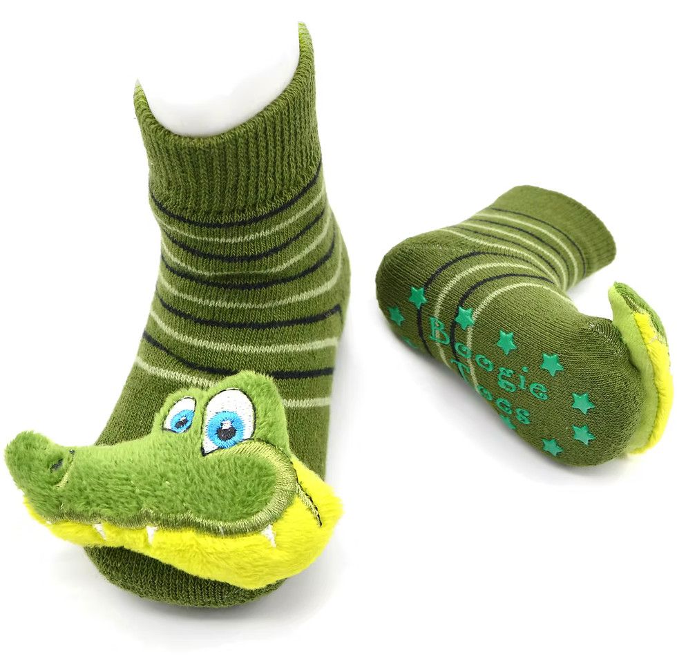 Alligator Boogie Toes Rattle Socks -, Size: 0-1Y