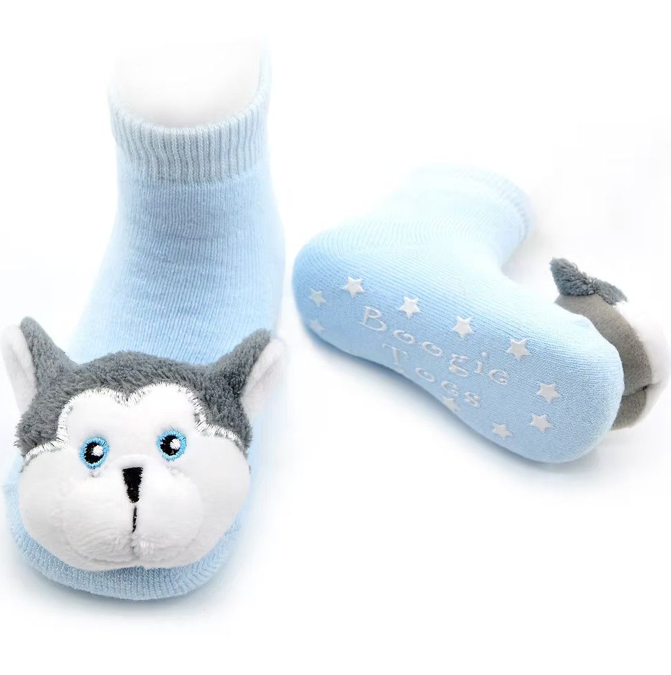 Baby Wolf Boogie Toes Rattle Socks -, Size: 0-1Y
