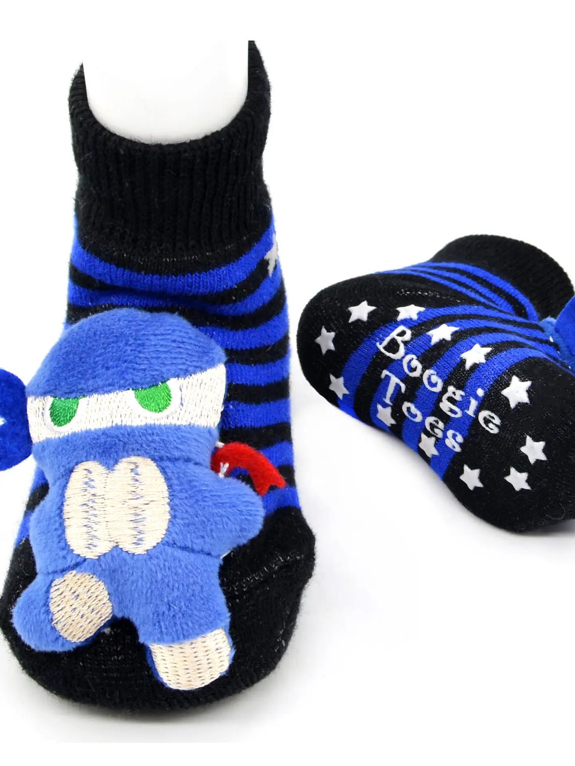 Ninja Kid Boogie Toes Rattle Socks - , Size: 0-1Y