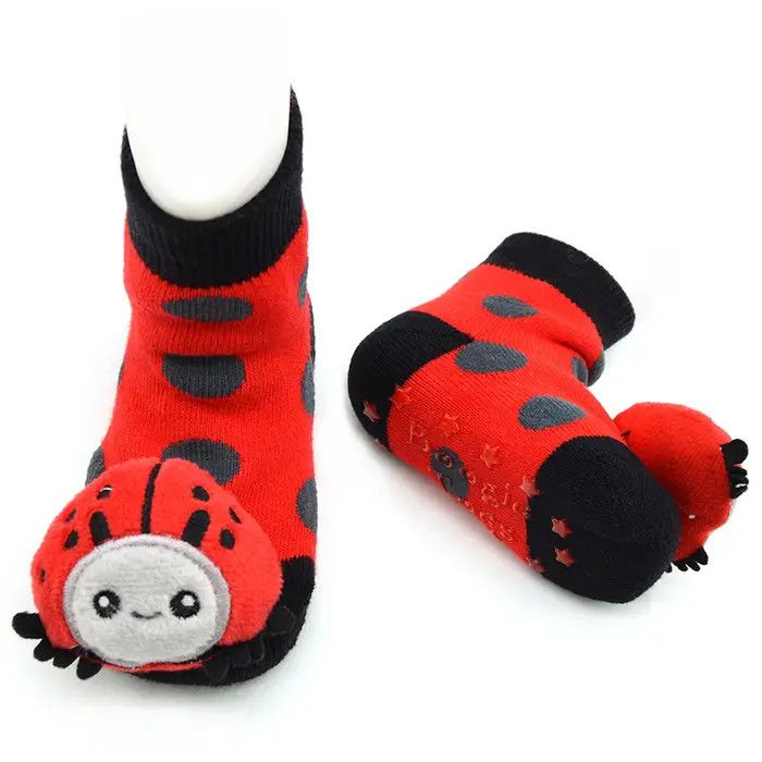 Ladybug Boogie Toes Rattle Socks - , Size: 0-1Y