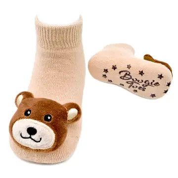 Teddy Bear Boogie Toes Rattle Socks - , Size: 0-1Y