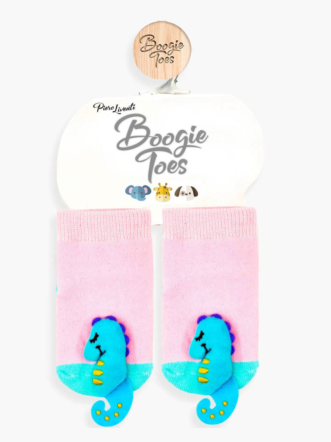 Seahorse Boogie Toes Rattle Socks - , Size: 0-1Y