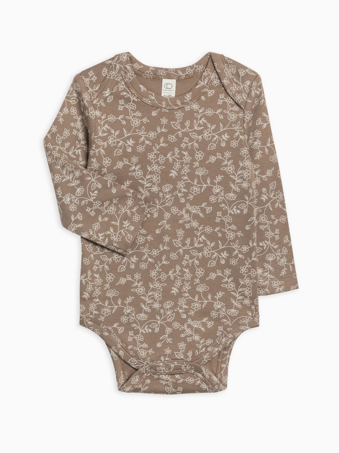 River Bodysuit -, Color: Pip Floral + Taupe -, Size: 0-3M