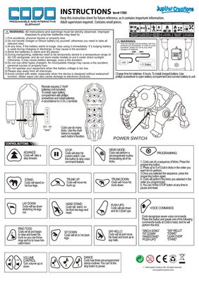 Codo Elephant R/C - Programmable &amp; Voice Activated