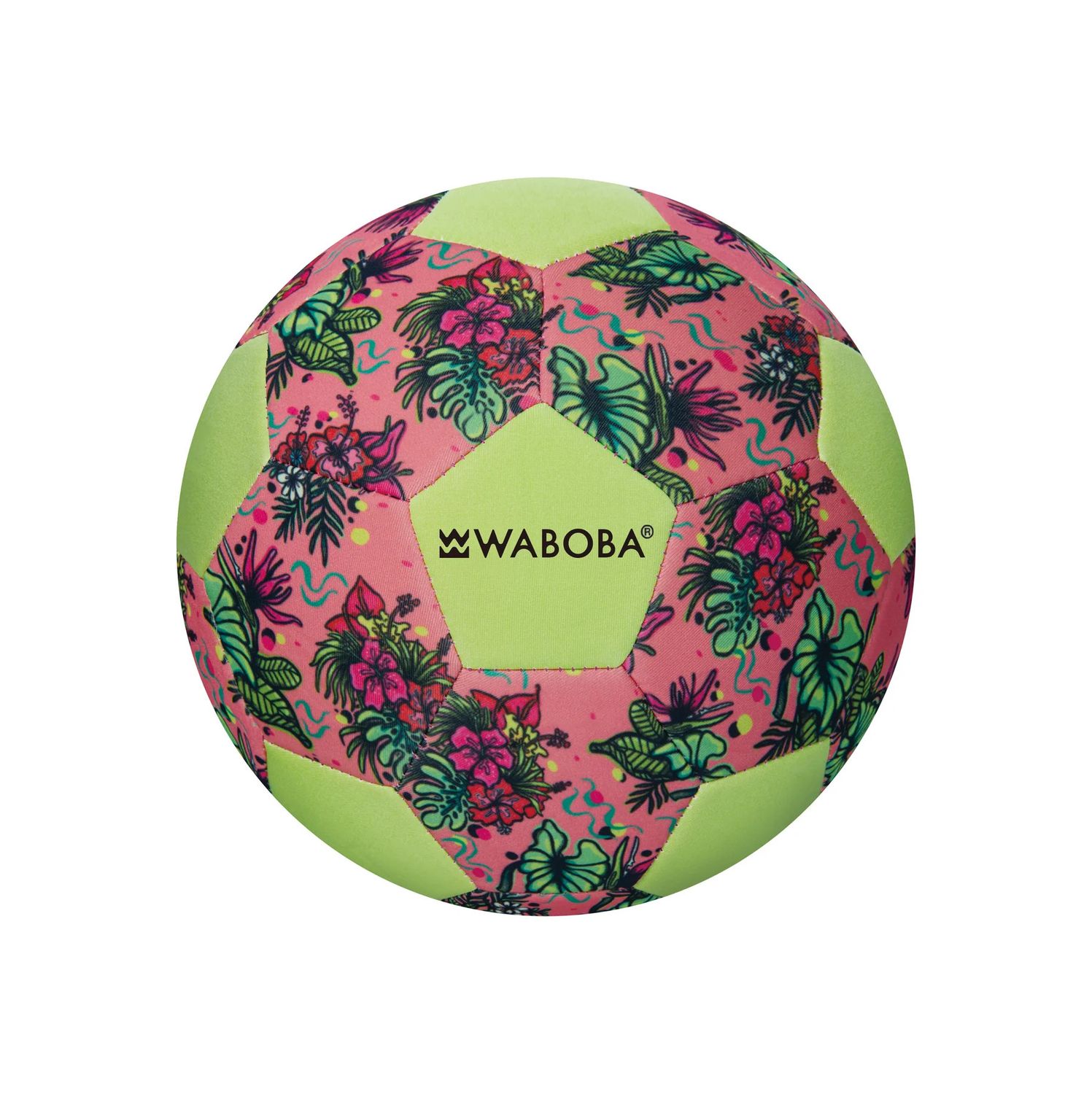 Beach Soccer Ball Tropical Series -, Color: Coral Floral
