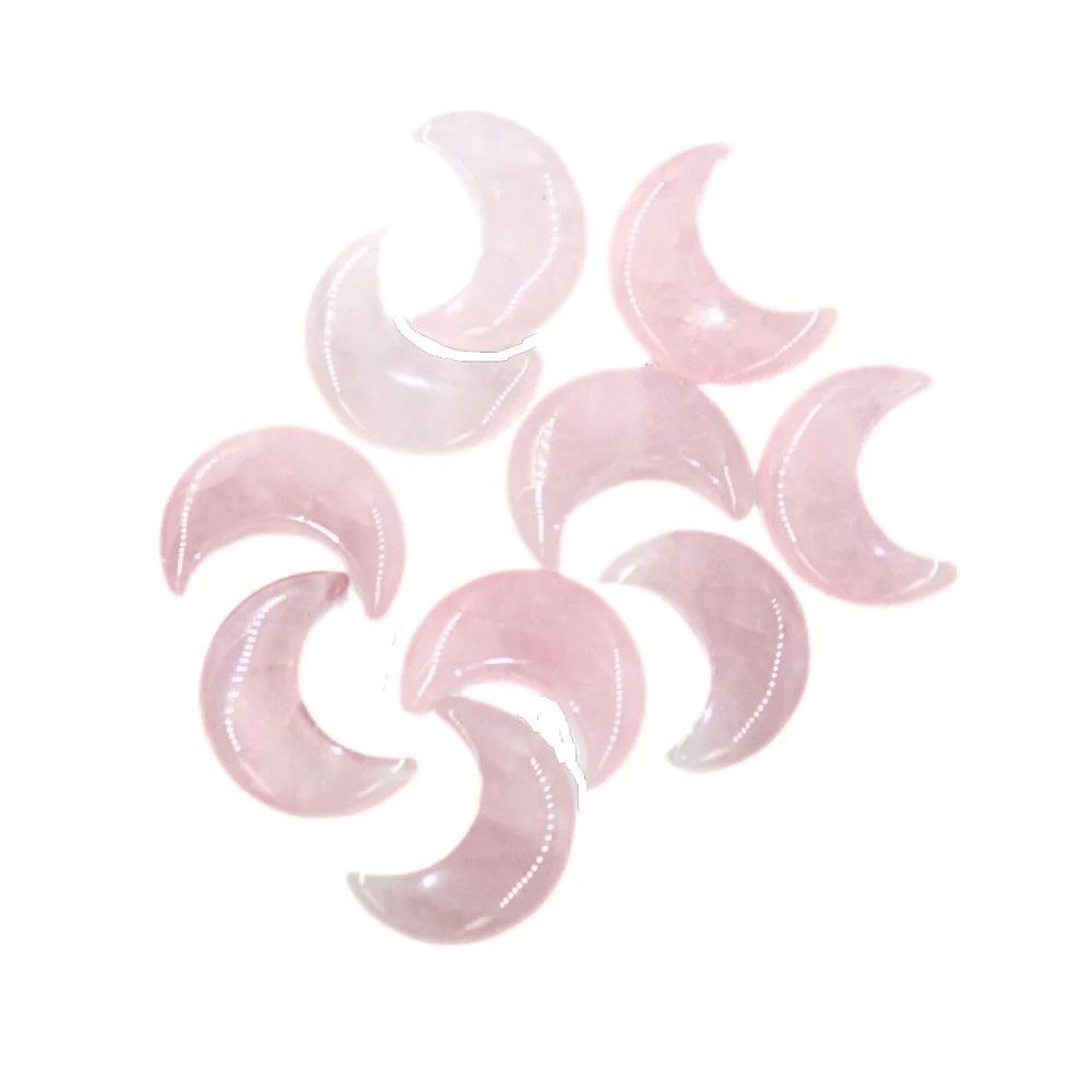 Mini Stone Moons - , Type: Rose Quartz