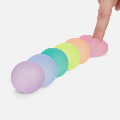 Speks Gump Memory Gel Stress Ball Mini 6-Pack - Prism