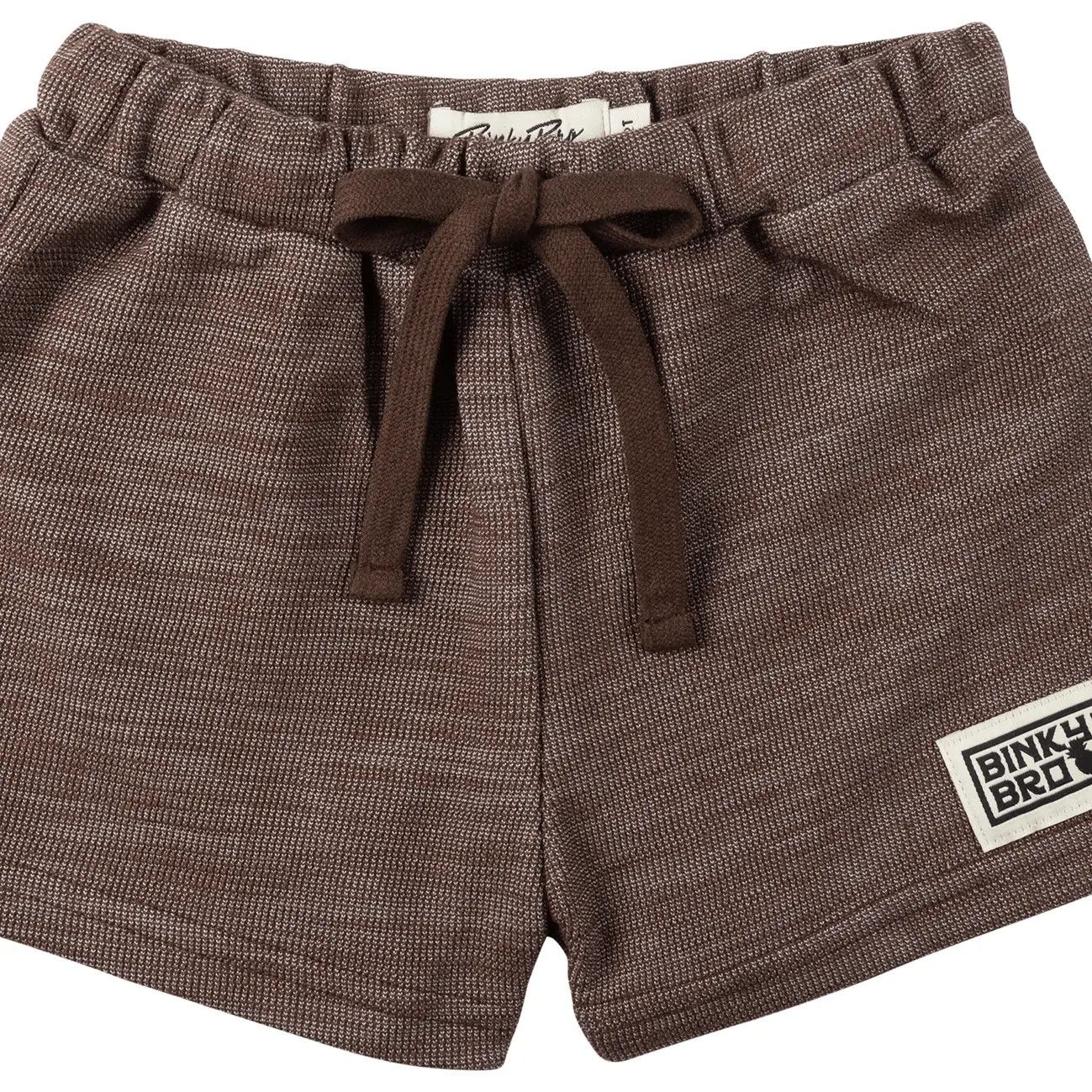 BinkyBro Kids Short Bodee Solid Cocoa Short, Size: 12-18mo