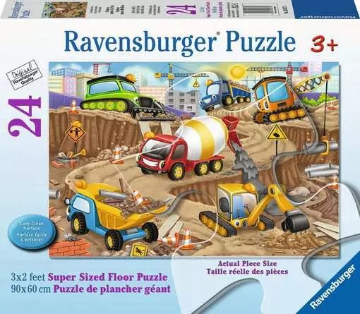Construction Fun Children’s Puzzle - 24 Pieces