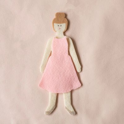 felt doll starter girl - honey