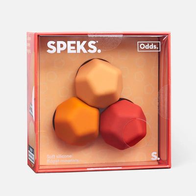Speks Odds Silicone Magnets - Orange Plane