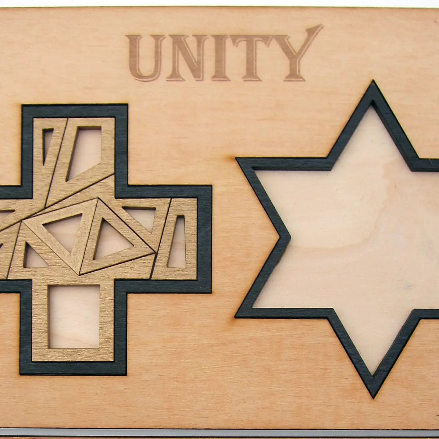 Unity Puzzle. A Unique Double Goal Puzzle.