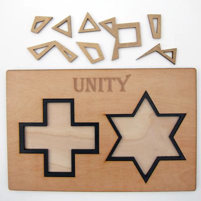 Unity Puzzle. A Unique Double Goal Puzzle.