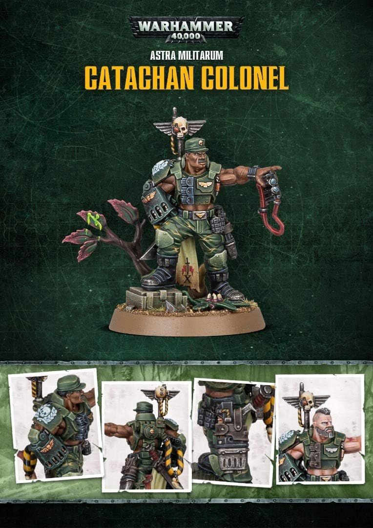 Warhammer 40K Commemorative Series Astra Militarum Catachan Colonel